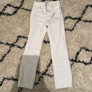 Gray bandit straight jeans